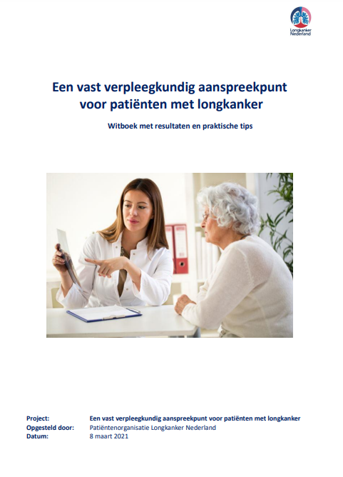 Witboek resultaten en praktische tip vast verpleegkundig aanspreekpunt